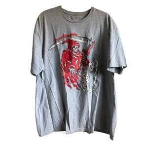Return To Sender XXXL Graphic‎ T-Shirt Reaper Dice Gray Mens
